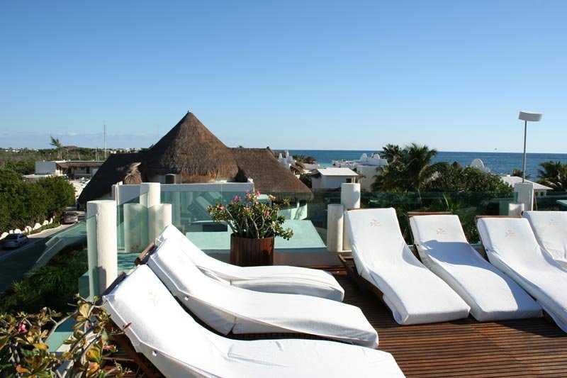 The Roof Top Jacuzzi at Desire Resort ans Spa Riviera Maya