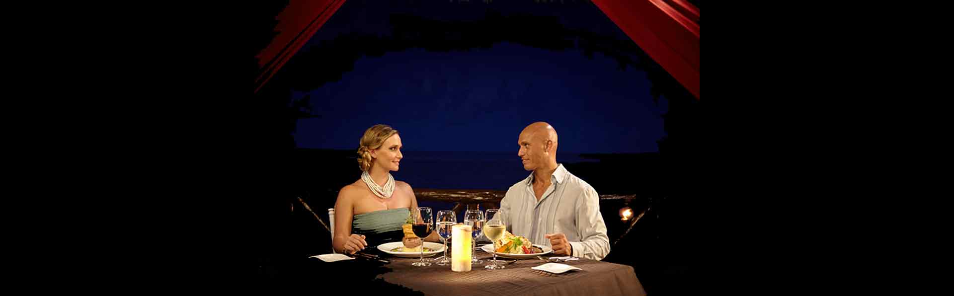 Romantic Dinner on the Gazebo at Desire Resort Riviera Maya