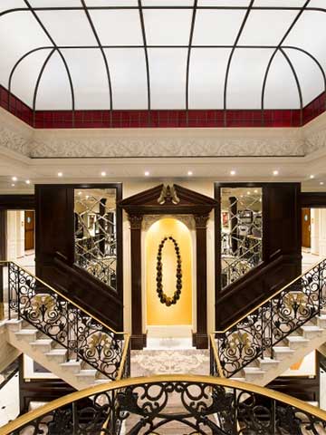 The Grand Staircase aboard the Azamara Pursuit